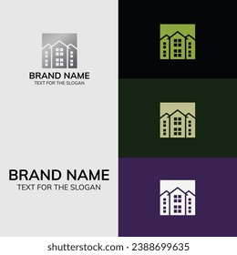 Logotipo vectorial basado en iconos de lujo