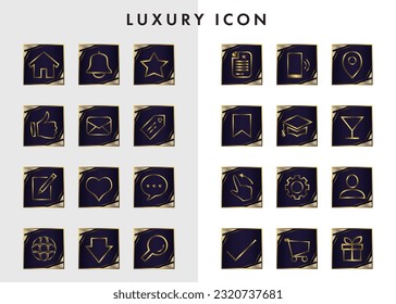 luxury icon set 13
A gorgeous and simple icon set. Useful for web and graphic design.