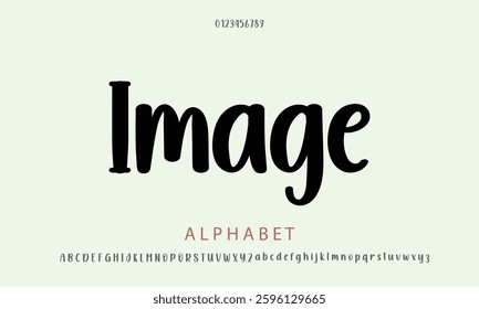 Luxury Image alphabet letters font for logo