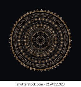 luxury indian mandala free vector art design