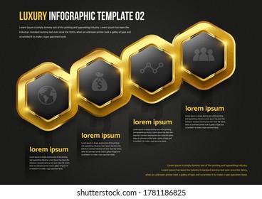 LUXURY INFOGRAPHIC TEMPLATE 02 EPS 10