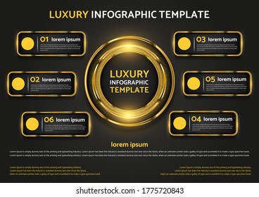 LUXURY INFOGRAPHIC TEMPLATE
Graphic vector EPS 10