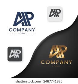 Luxury Initial AP or Aip Monogram 