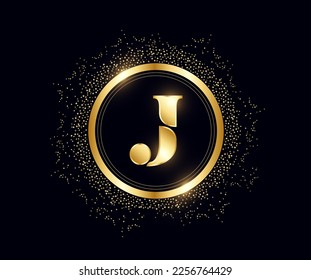 Luxury initial J Logo template in vector for Restaurant, Royalty, Boutique, Cafe, Hotel, Heraldic, Jewelry, Fashion and other vector illustration