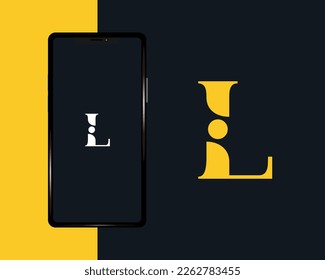 Design-Vorlage für das L iL Li Logo von Luxus
