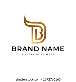 Luxury Initial Letter B  Logo Icon Design Template
