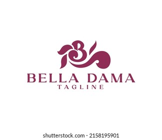 luxury initial letter B logo for boutique, hotel, cosmetic logo concept