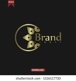 Luxury initial letter C vector logo vector design