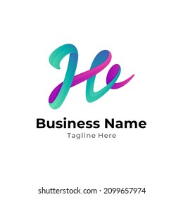 logotipo de letra inicial de lujo H, firma simple Diseño del logotipo H