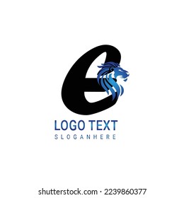luxury initial letter lion logo. modern icon, template design