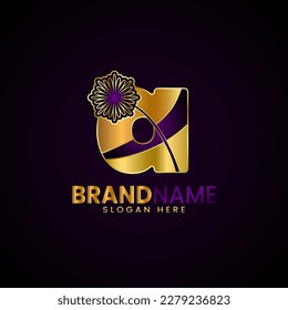 Luxury initial letter A logo design, for company, boutique, business,fashion, etc 