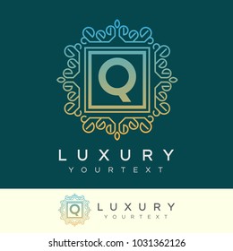 luxury initial Letter Q Logo design