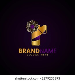 Luxury initial letter R logo design, for company, boutique, business,fashion, etc 