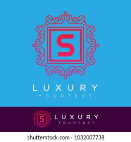 luxury initial Letter S Logo design