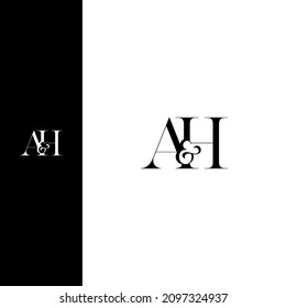 Luxury initial logo letters in high quality professional design that will print well across any print media