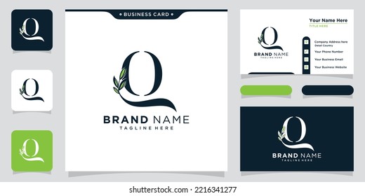 Luxury Erstbezug Q Letter Logo Design Vektorvorlage. Creative Q Letters Monogram und Alphabet Icon Illustration.