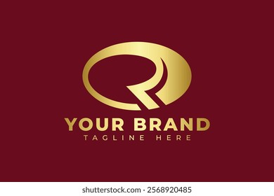 Luxury Initial R Abstract Geometric Logo Design Templates