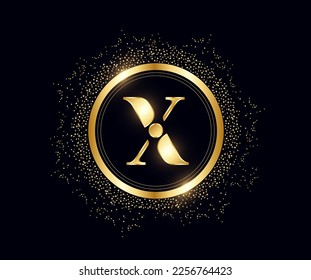 Erstklassige X-Logo-Vorlage in Vektorgrafik für Restaurant, Royalty, Boutique, Café, Hotel, Heraldic, Juwelier, Mode und andere Vektorgrafik
