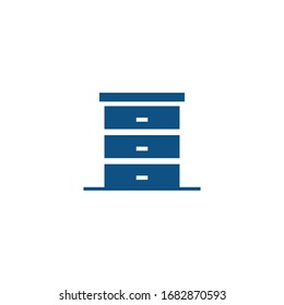 Símbolo de logotipo de diseño interior de lujo.