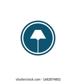 Luxury interior design logotype symbol.