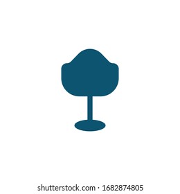Símbolo de logotipo de diseño interior de lujo.