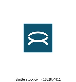 Luxury interior design logotype symbol.
