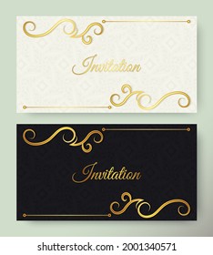 luxury invitation background style ornamental pattern