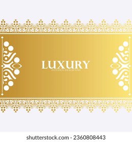 luxury invitation background style ornamental pattern