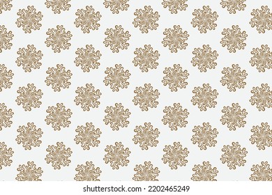 Luxury invitation card mandala pattern design and ornamental element art