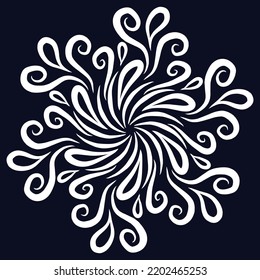 Luxuriöse Einladungskarte mandala Muster Design und dekorative Elemente Kunst