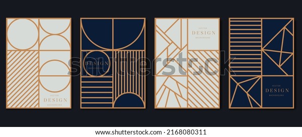 Luxury Invitation Card Vector Template Collection Stock Vector (Royalty ...