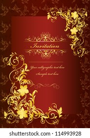 Luxury invitation design