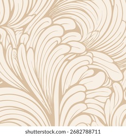 Luxury irregular organic shape seamless pattern