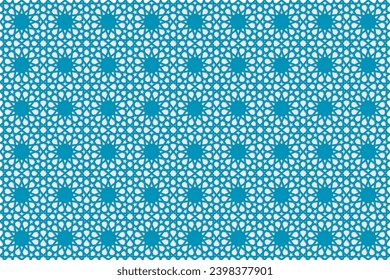 Lujoso fondo de arco islámico con un patrón decorativo de adornos