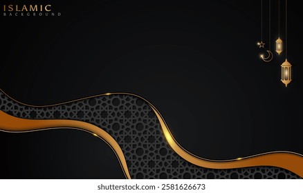 Luxury islamic background creative design