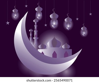 A luxury Islamic background design on unique