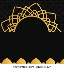 Luxury of Islamic Background. Good to use for Ramadan Kareem and Ied Mubarak Theme.
