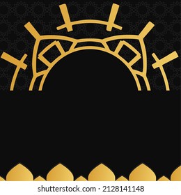 Luxury of Islamic Background. Good to use for Ramadan Kareem and Ied Mubarak Theme.