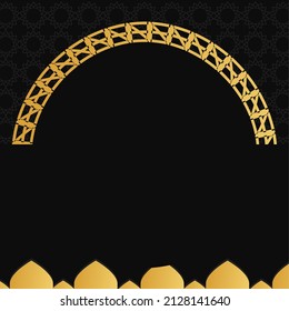 Luxury of Islamic Background. Good to use for Ramadan Kareem and Ied Mubarak Theme.