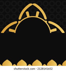 Luxury of Islamic Background. Good to use for Ramadan Kareem and Ied Mubarak Theme.