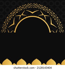Luxury of Islamic Background. Good to use for Ramadan Kareem and Ied Mubarak Theme.