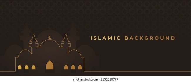 Luxury of Islamic Background. Good to use for Ramadan Kareem and Ied Mubarak Theme.