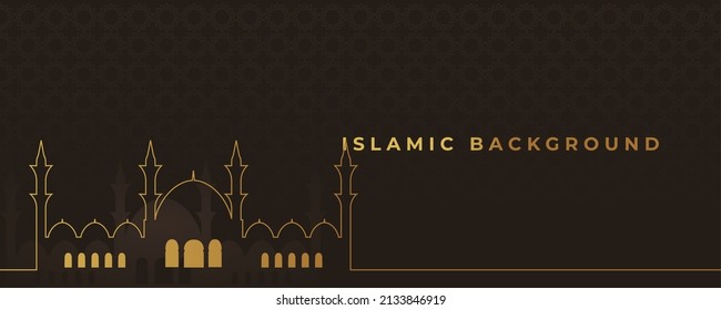Luxury of Islamic Background. Good to use for Ramadan Kareem and Ied Mubarak Theme.