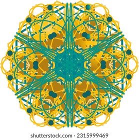 luxury islamic ornament circle illustration