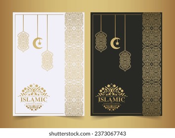luxury islamic ramadan kareem greeting card