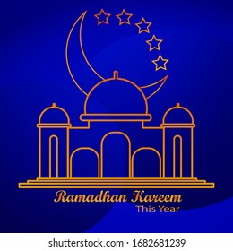 Luxury islamic ramadan vector design