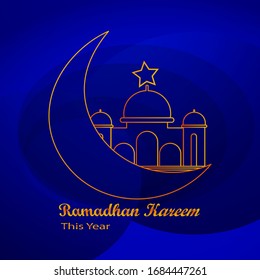 Luxury islamic ramadan vector design
