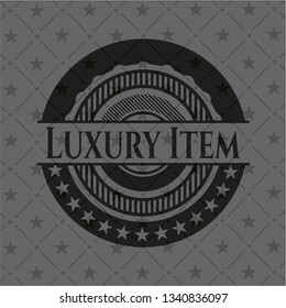 Luxury Item black emblem