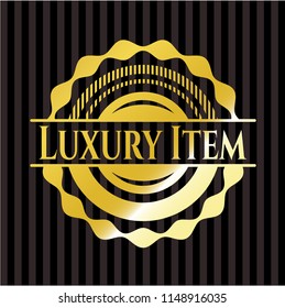 Luxury Item golden emblem