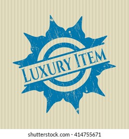 Luxury Item grunge seal
